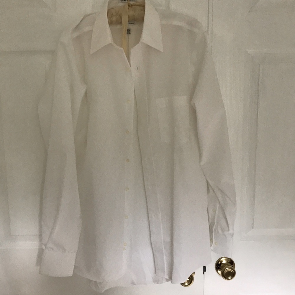 Mens shirt, white, size 15 1/2